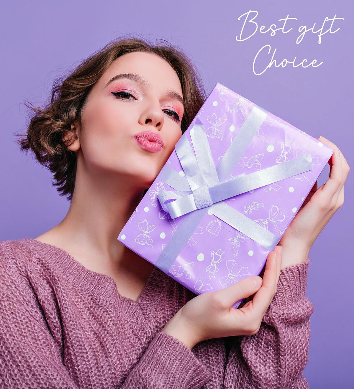 Birthday Gifts for Women, Gifts for Women Mom Wife Her Grandma Sister Friends, Lavender Spa Gift Basket for Her, Self Care Gift Set with 20Oz Tumbler, Candle & Bath Salts