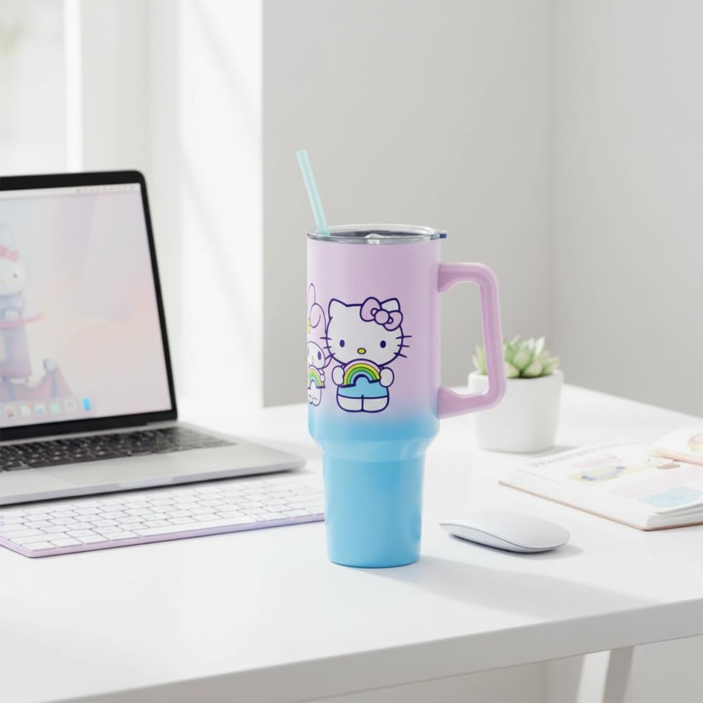Sanrio Hello Kitty and Friends Stainless Steel Tumbler, 40Oz