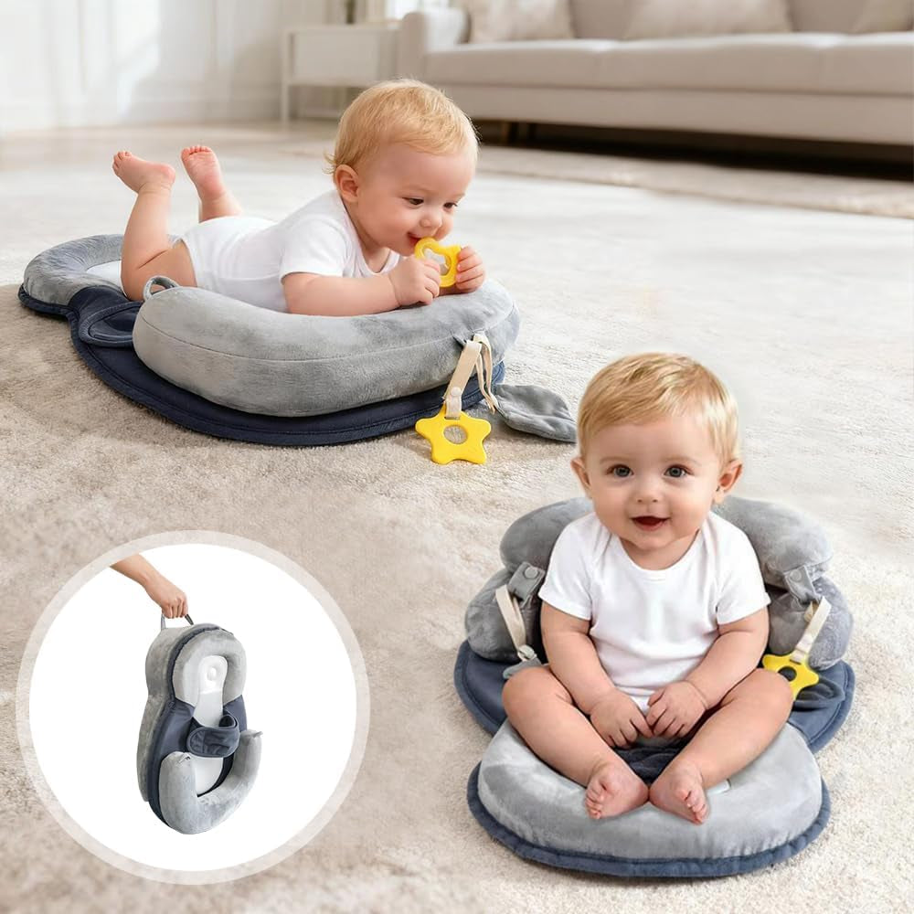 Baby Feeding Pillow, anti Overflow Breast Feeding Pillow, Tummy Time Mat